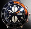 IWC AQUATIMER CHRONO STAINLESS STEEL RUBBER STRAP