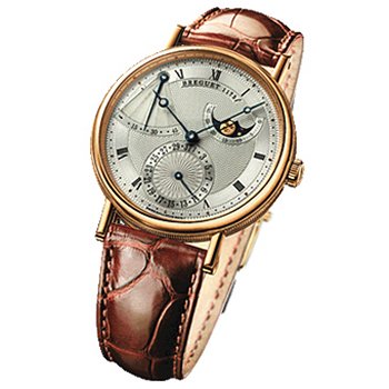 Breguet CLASSIQUE AUTOMATIC YELLOW GOLD MOON PHASES CROCO 