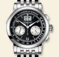 A. Lange & Soehne DATOGRAPH PLATIN BAND SCHWARZES ZIFFERBLATT