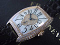 Franck Muller CINTREE CURVEX DIAMANT 1750 S6 D CD YELLOW GOLD