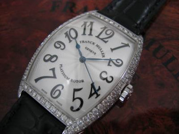 Franck Muller CINTRE CURVEX DIAMANT WHITE GOLD