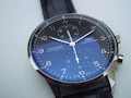 IWC PORTUGIESER STEEL BLACK DIAL