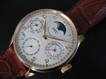 IWC PORTUGIESER PERPETUAL CALENDAR ROTGOLD