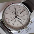IWC PORTOFINO CHRONOGRAPH STEEL WHITE DIAL STRAP