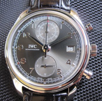 IWC PORTUGIESER CHRONOGRAPH CLASSIC STEEL GREY