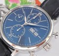 IWC PORTOFINO CHRONOGRAPH LAUREUS STEEL BLUE DIAL