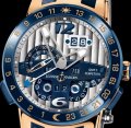 Ulysse Nardin EL TORO ROSEGOLD SILVER DIAL BLUE STRAP