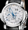 Ulysse Nardin GMT PERPETUAL 18 CARAT WHITE GOLD SILVER DIAL