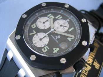 Audemars Piguet ROYAL OAK OFFSHORE CHRONOGRAPH STEEL CAUTCHUC BL