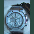 Audemars Piguet ROYAL OAK CHRONOGRAPH, WHITE, WEISS