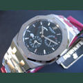 Audemars Piguet ROYAL OAK DUAL TIME STEEL BLACK DIAL STEEL