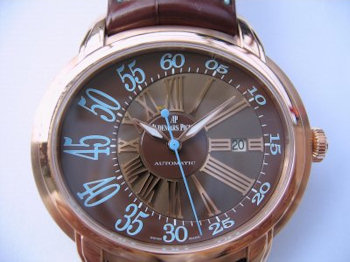 Audemars Piguet MILLENARY PINK GOLD BROWN DIAL 