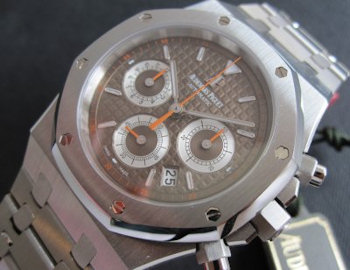 Audemars Piguet ROYAL OAK CHRONOGRAPH STEEL BROWN DIAL