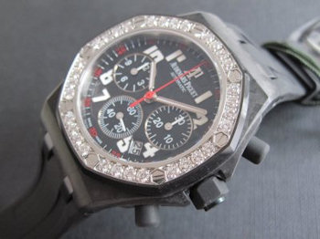 Audemars Piguet ROYAL OAK CHRONOGRAPH LADY CARBON DIAMOND
