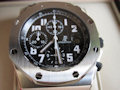 Audemars Piguet ROYAL OAK OFFSHORE BLACK DIAL CROCO STRAP