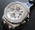 Audemars Piguet ROYAL OAK OFFSHORE STEEL WHITE DIAL RED SECOND