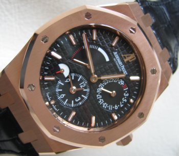 Audemars Piguet DUAL TIME ROSEGOLD BLACK DIAL