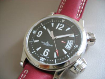 Jaeger Le Coultre MASTER COMPRESSOR AUTOMATIC STEEL BLACK DIAL
