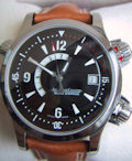 Jaeger Le Coultre MASTER KOMPRESSOR STAHL, SCHWARZ, BLACK 
