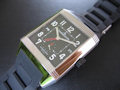 Jaeger Le Coultre REVERSO SQUADRA HOMETIME STEEL BLACK LTD.ED.