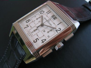 Jaeger Le Coultre REVERSO SQUADRA CHRONOGRAPH GMT CROCO