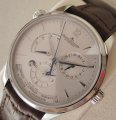 Jaeger Le Coultre MASTER GEOGRPAHIC STEEL WHITE DIAL