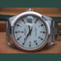 Rolex OYSTER PERPETUAL DATE, STAHL WEISS
