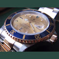 Rolex OYSTER PERPETUAL SUBMARINER DATE TWO TONE CHAMPAIG