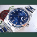 Rolex OYSTER PERPETUAL DAY-DATE PLATINUM BLUE DIAM
