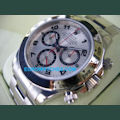Rolex DAYTONA WHITE GOLD , SILVER DIAL, W GOLD BRACELET