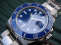 Rolex SUBMARINER DATE WHITE GOLD BLUE WEISSGOLD