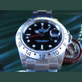Rolex EXPLORER II, STEEL CASE BLACK DIAL,