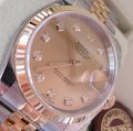 Rolex DATEJUST STEEL GOLD CHAMPAIGN DIAL DIAMO