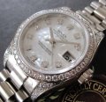Rolex OYSTER LADY DATEJUST 26 MM, 18 CARAT WHITE GOLD