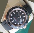 Rolex YACHTMASTER EVEROSEGOLD RUBBER STRAP