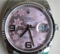 Rolex DATEJUST 36 STEEL FLORAL MOTIF