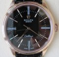 Rolex CELLINI TIME EVEROSE GOLD BLACK DIAL