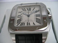 Cartier SANTOS 100 STAHL, STEEL CASE