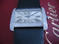 Cartier TANK DIVAN, WHITE GOLD, BIG SIZE