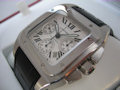 Cartier SANTOS 100, CHRONOGRAPH, STEEL CASE