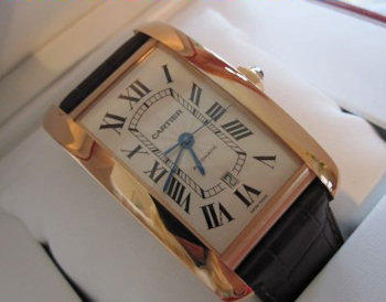 Cartier TANK AMÉRICAINE ROTGOLD GROSSES MODEL BIG SIZE