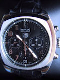 Tag Heuer Monza Chronograph Calibre 36 Stahl schwarzes ZB