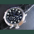 Blancpain LEMANS ALARM STEEL BLACK CROCO