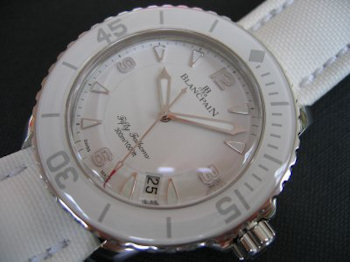 Blancpain FIFTY FATHOMS SPORT WHITE DIAL OPEN BACK
