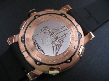 Romain Jerome Titanic-DNA � rusted steel T-oxy III pink gold set