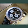 Breitling NAVITIMER STEEL GOLD BLACK DIAL 
