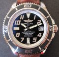 Breitling SUPEROCEAN BLACK DIAL WHITE INNER RING