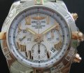 Breitling CHRONOMAT B01 STEEL GOLD WHITE DIAL ROMAIN